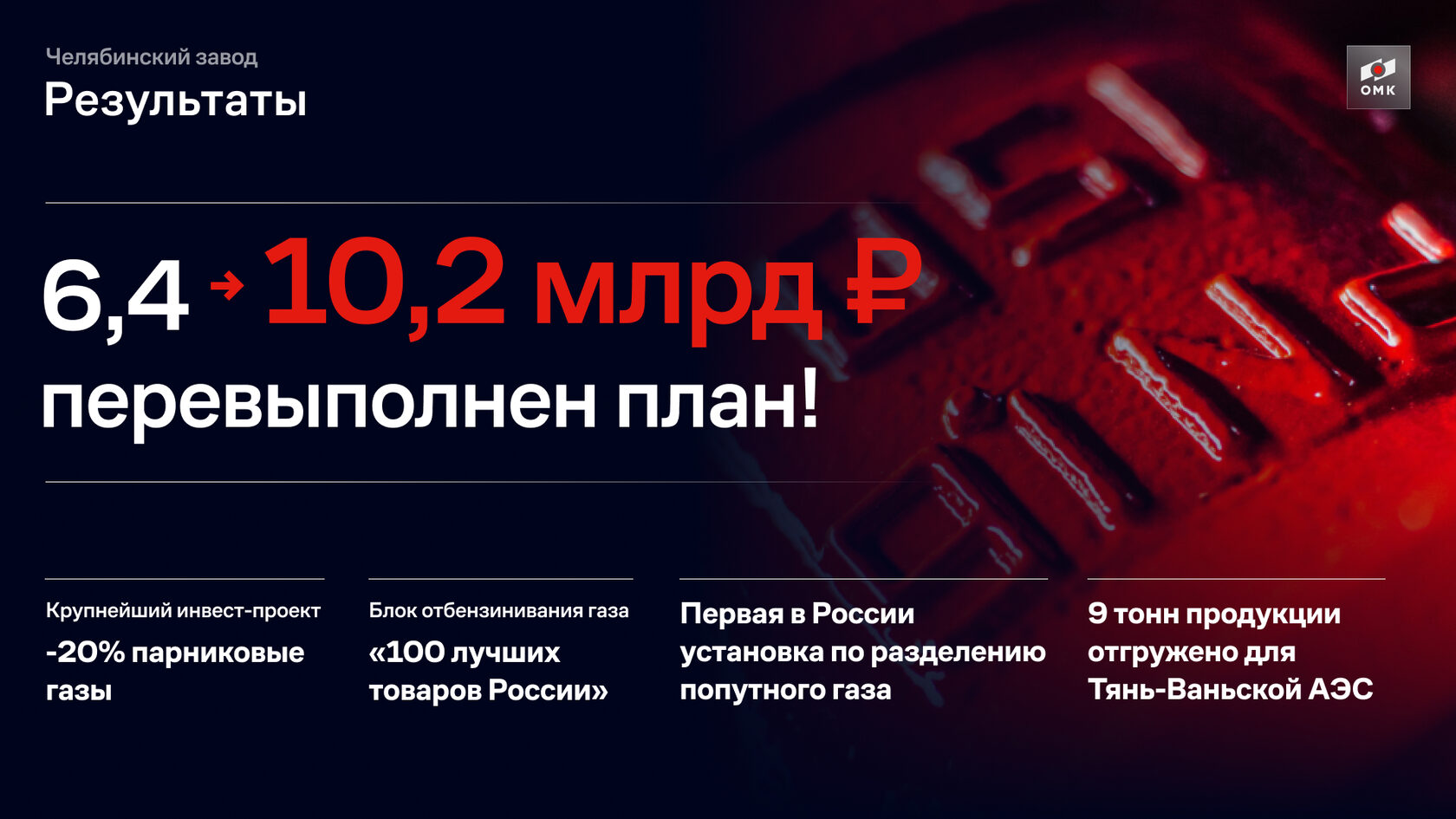 ОМК presentation slide 9